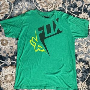 Green FOX Graphic T-Shirt